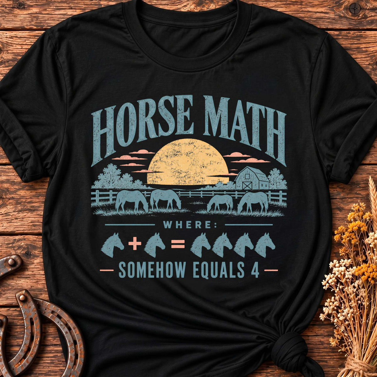 Horse Math T-Shirt