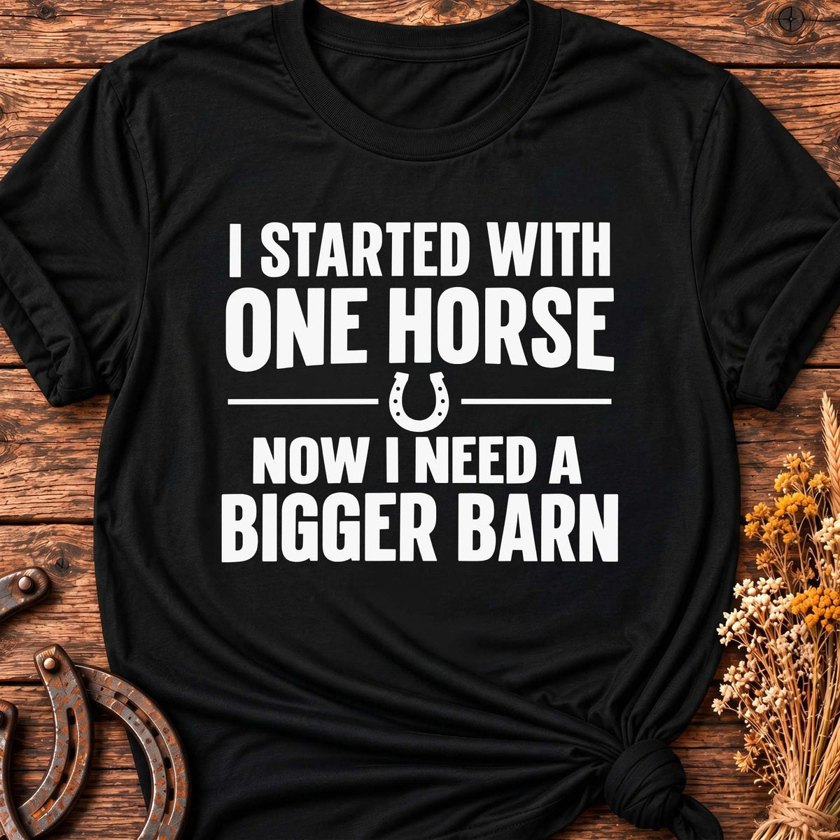 I Started With One Horse T-Shirt