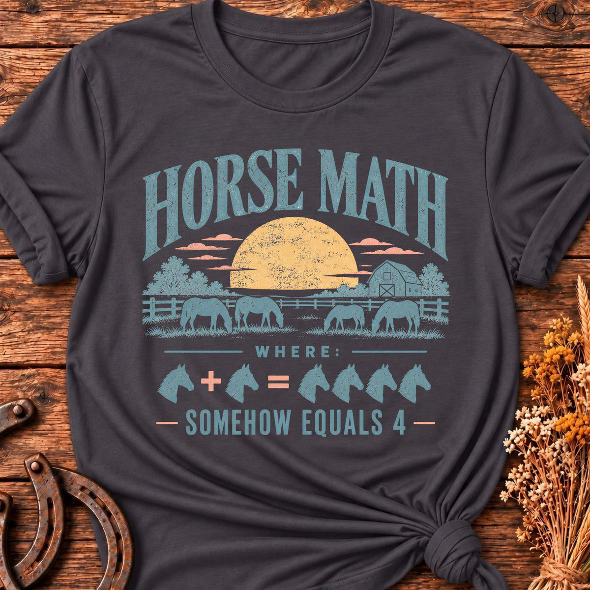 Horse Math T-Shirt