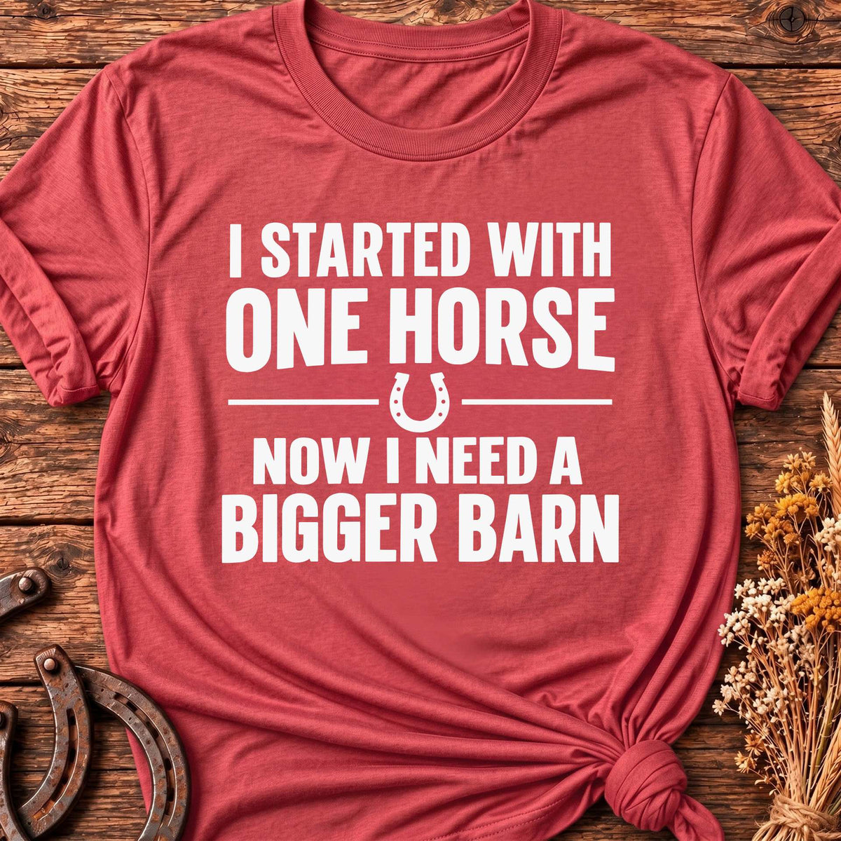 I Started With One Horse T-Shirt