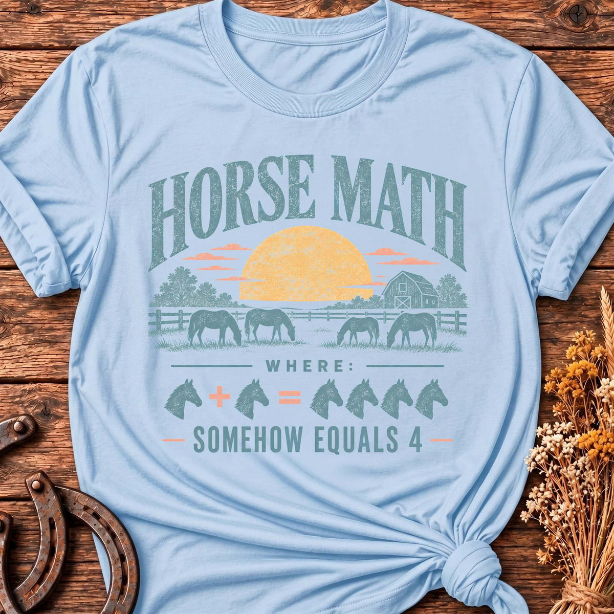 Horse Math T-Shirt
