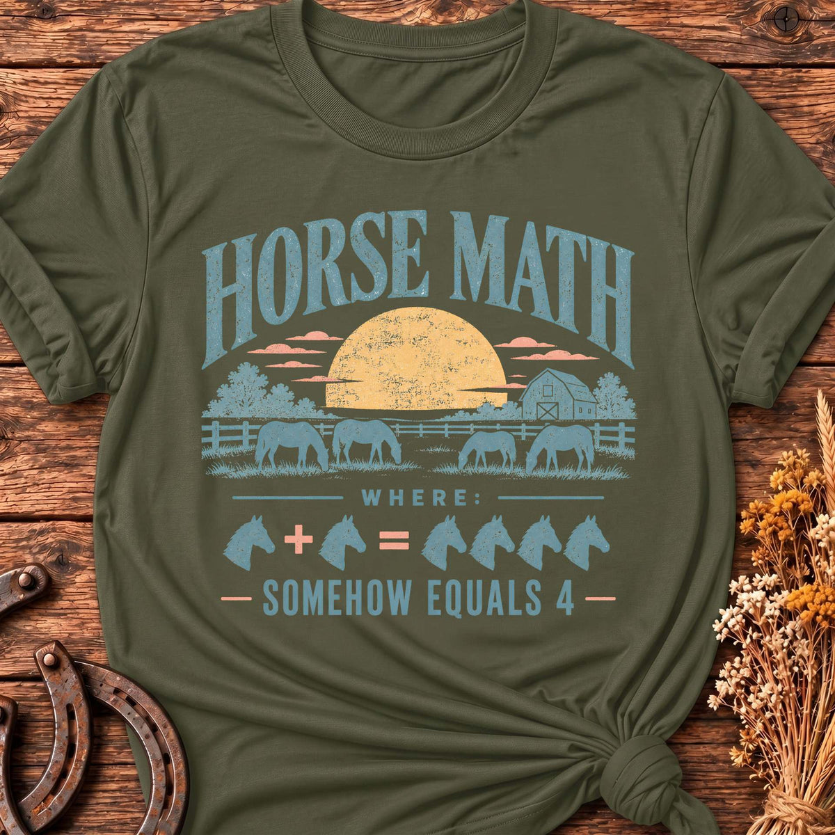 Horse Math T-Shirt