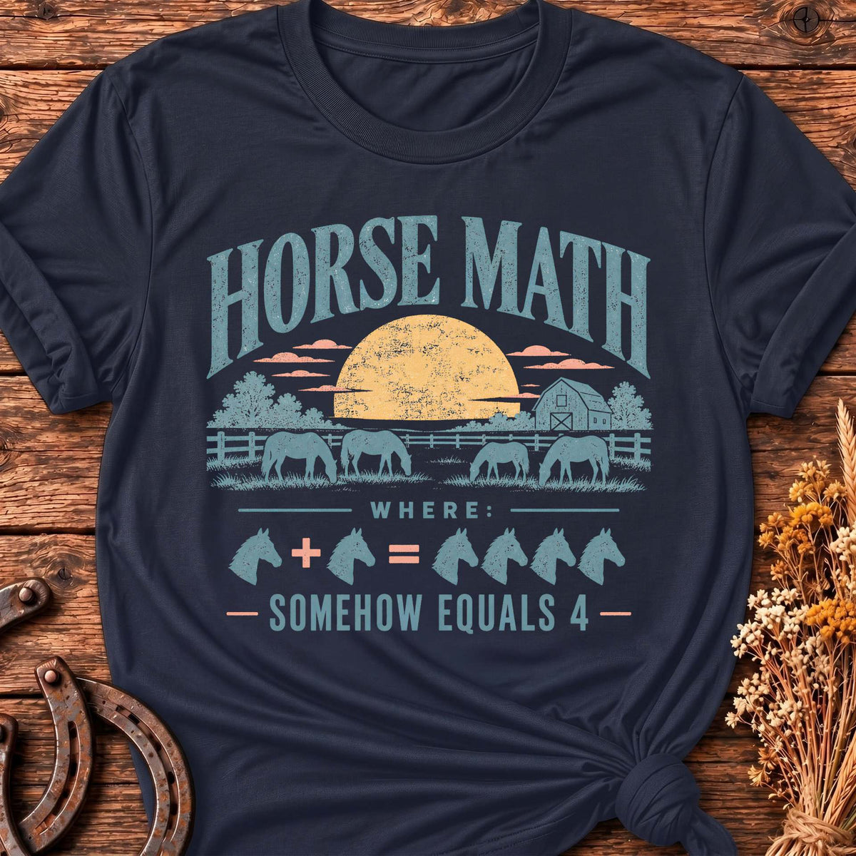 Horse Math T-Shirt