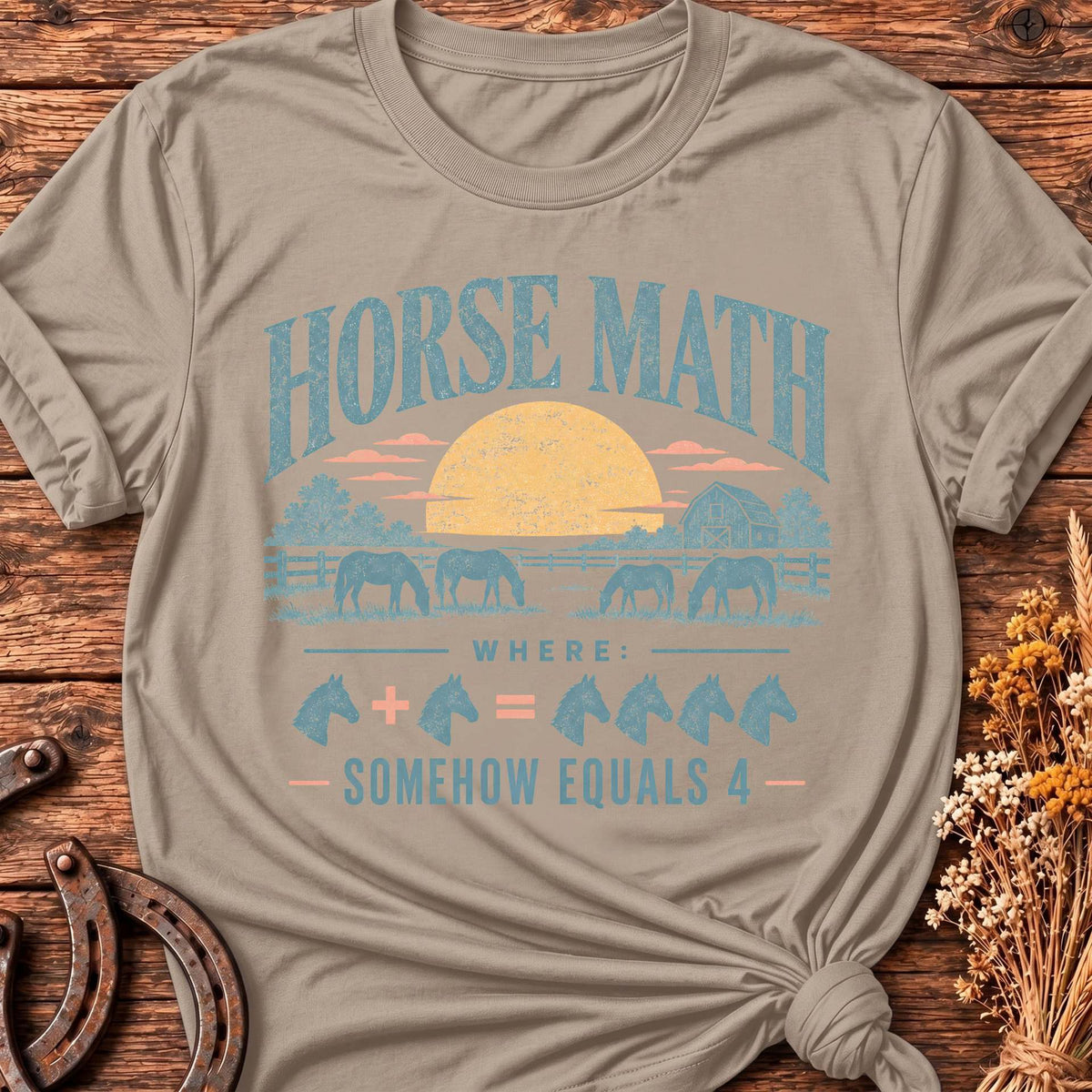 Horse Math T-Shirt