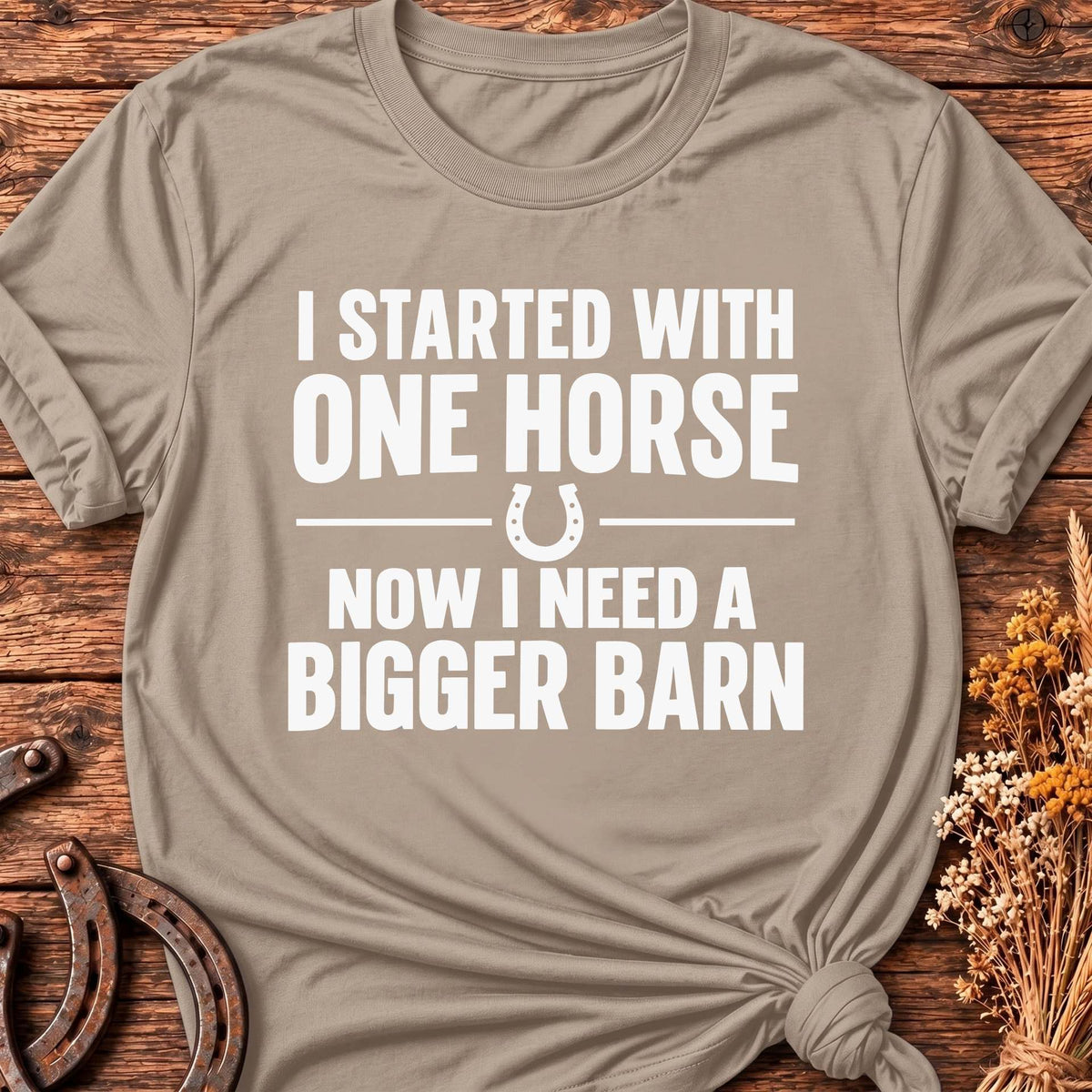 I Started With One Horse T-Shirt
