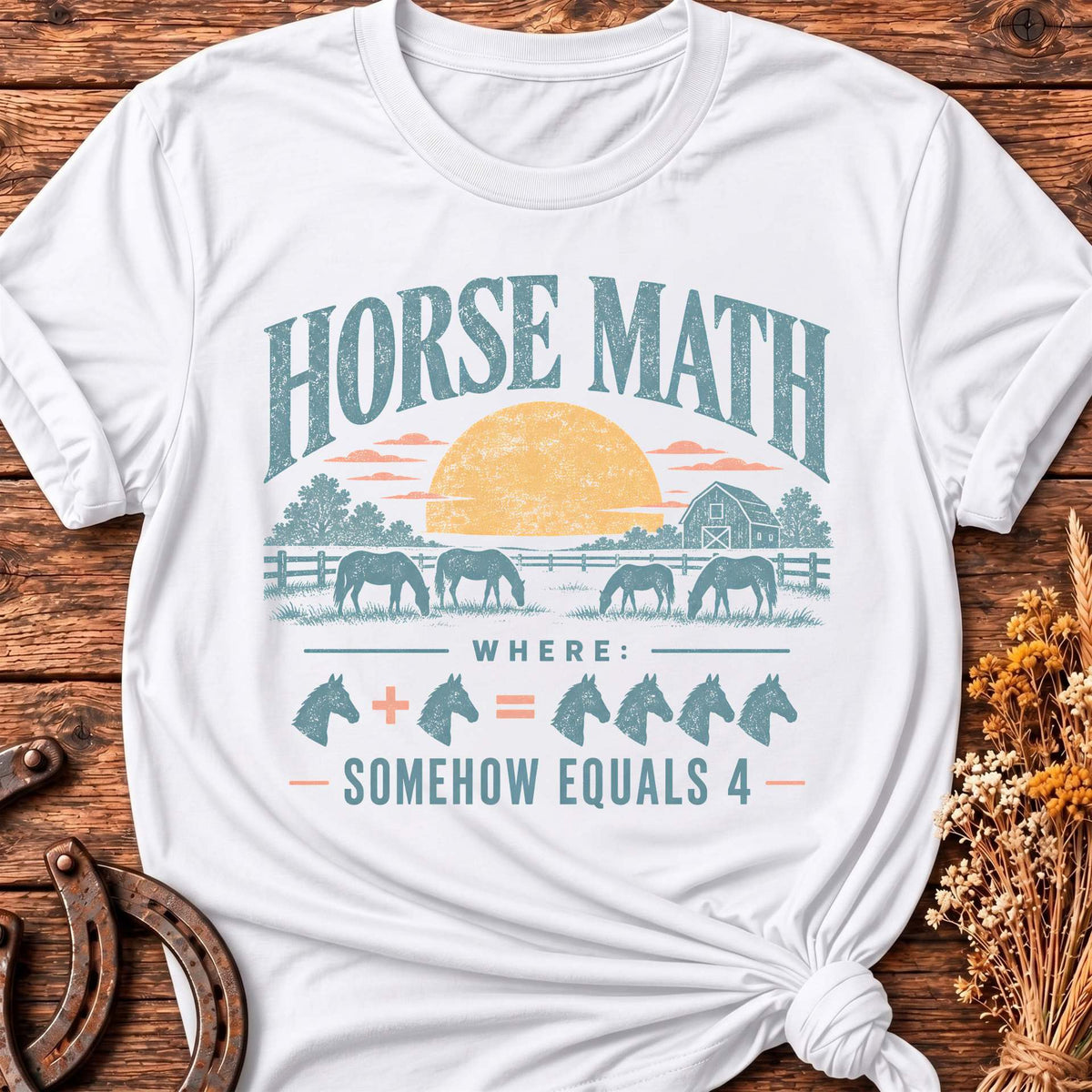 Horse Math T-Shirt