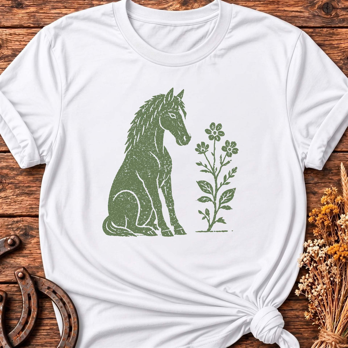 Smelling The Flowers T-Shirt